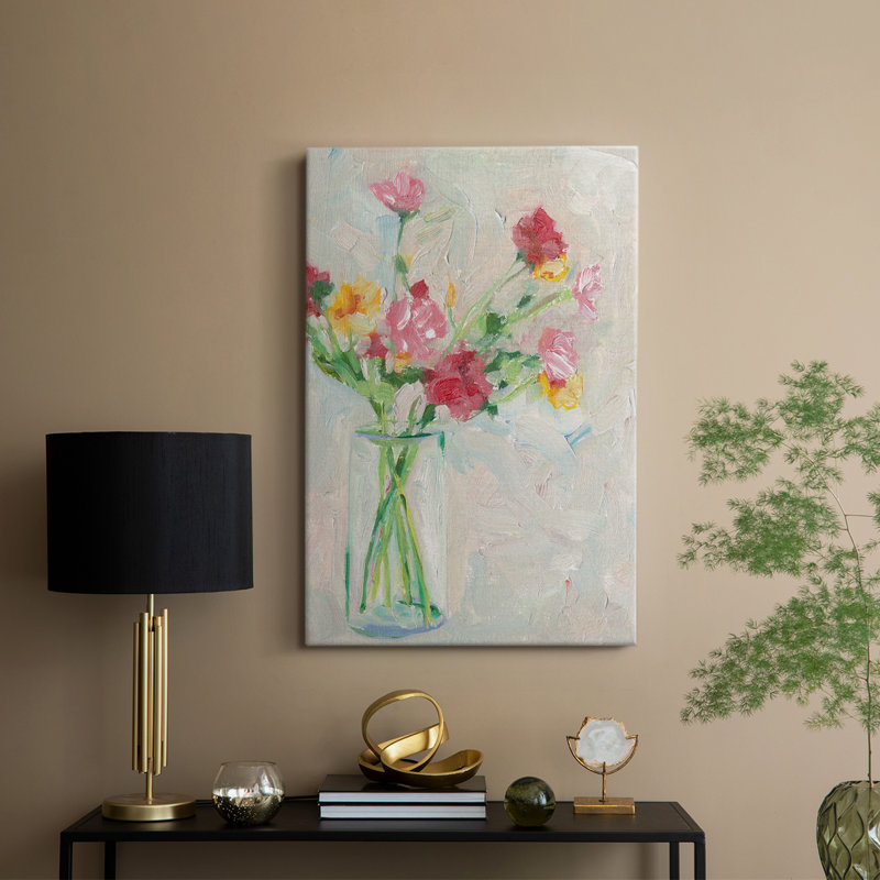 Painterly Soft Bouquet I - Gallery Cavas, H 18 po x l 12 po
