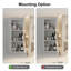 Soini 960mm W 600mm H Frameless Medicine Cabinet Mirror Fixed-1250304788