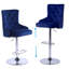 Tabouret de bar pivotant en velours Avryn-186869117-225315676