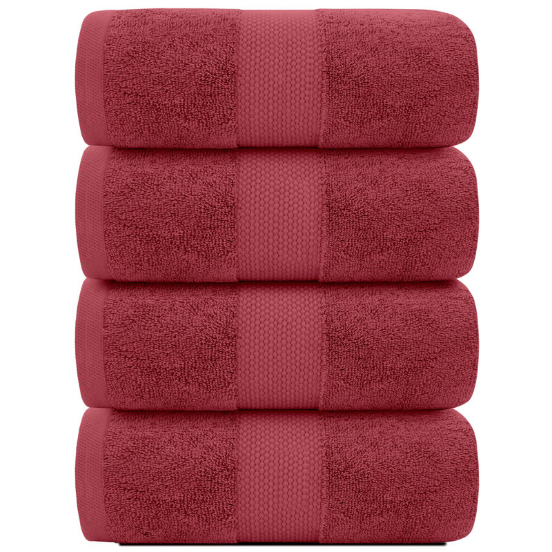 Serviette de bain 100% coton Aldercy, Bourgogne