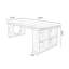 Bureau rectangulaire en bois massif Burlywood-1689436351