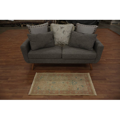 Charming Antique Rug with Rich Detail and Warm Vibrant Borders 2x4