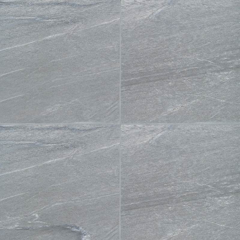 Urban 2.0 24" x 24" Porcelain Singular Tile, Lava Gray