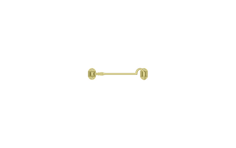 Deltana CHB6U3 Cabin Hooks; British Style; 6"; Bright Brass Finish