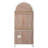 Tall Arched Kitchen Pantry Cabinet-765628099