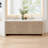 Lala 84" Double Bathroom Vanity with Grain White Engineered Stone Countertop without Mirror-1948037098