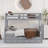 Gandee Kids Twin Over Full Bunk Bed with Trundle with Drawers-1619607679
