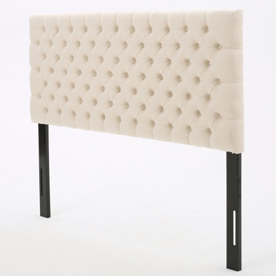 Tufted Upholstered  Headboard With Durable Metal Legs
