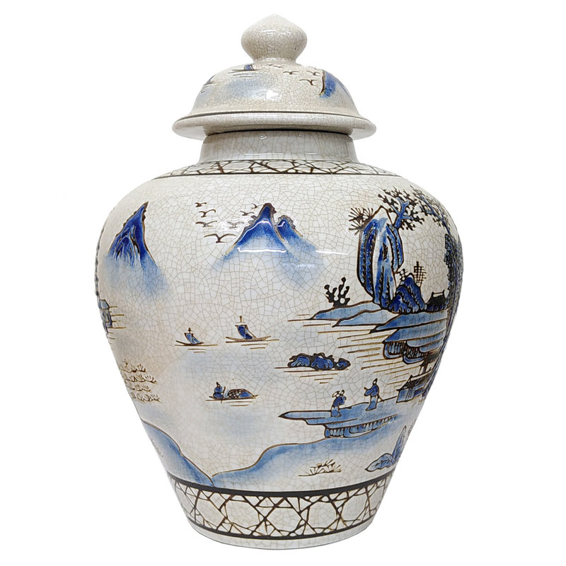 Porcelain China Ginger Jar