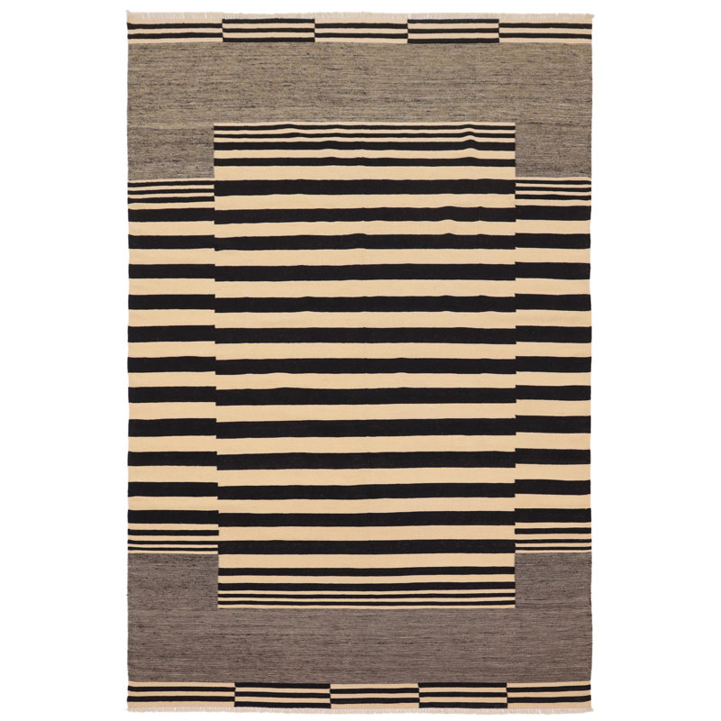 Tapis beige / noir Julieta