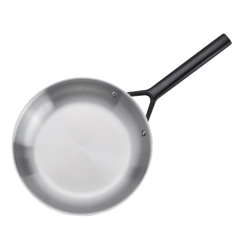 ZWILLING Milano Stainless Steel 2-Pc Stainless Steel Fry Pan Set