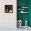 «Epic Graffiti» «Rouge Paris 2 Black» par Katie pertiet, art mural sur toile, 26 po x 26 po