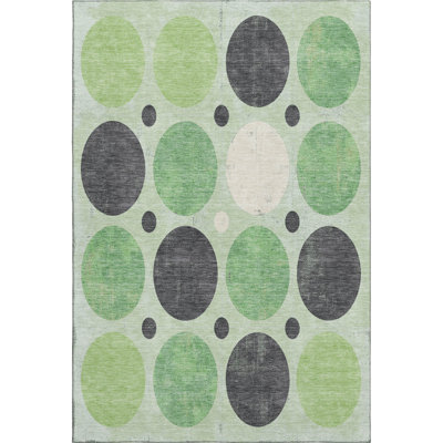 Premium Machine Washable Mayfield AMF1949 Geometric Rug