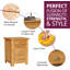 Hatcher 43cm W Bedside Table