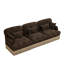 Canapé 3 places à imprimé léopard Comfy avec bordure à pampille, conception ergonomique et flexibilité modulaire pour les salons modernes-145503598-145503599