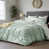 Motif floral vert