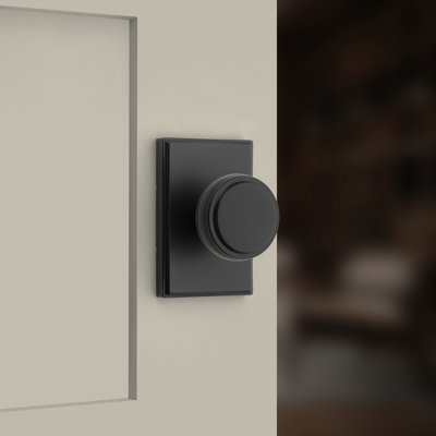 Sora Hall/Closet Knob w/ Rectangular Rose 