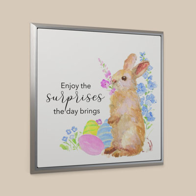 Lapin de Pâques par Sally Swatland - Impression sur toile