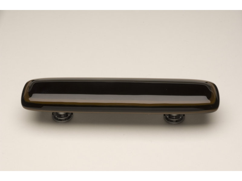 Stratum Bar / Handle Pull, Polished Chrome, Woodland/Black