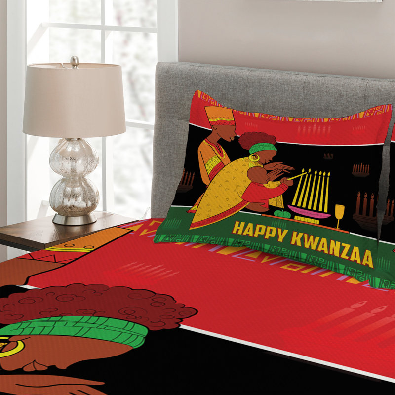 Polyester Coverlet, King Bedspread + 2 Shams
