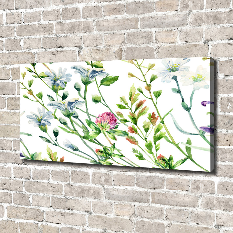 Wild Flowers - Wrapped Canvas Print