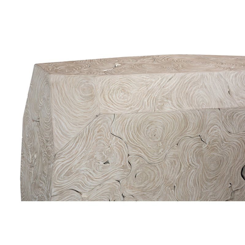 Prism Console Table, Oat Finish