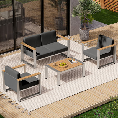 4 PCS Outdoor Conversation Set