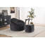 Fauteuil à billes en chenille avec repose-pieds-1406951370