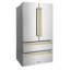 ZLINE 36" Autograph Edition 22.5 cu. ft Freestanding French Door Refrigerator with Ice Maker in Fingerprint-88089459