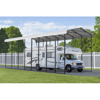 Galvanized Steel Rv Carport, 14X38X14