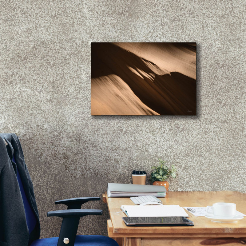 «Canyon Abstract 5» par Lori Deiter, art mural sur toile, H 18 po x l 26 po