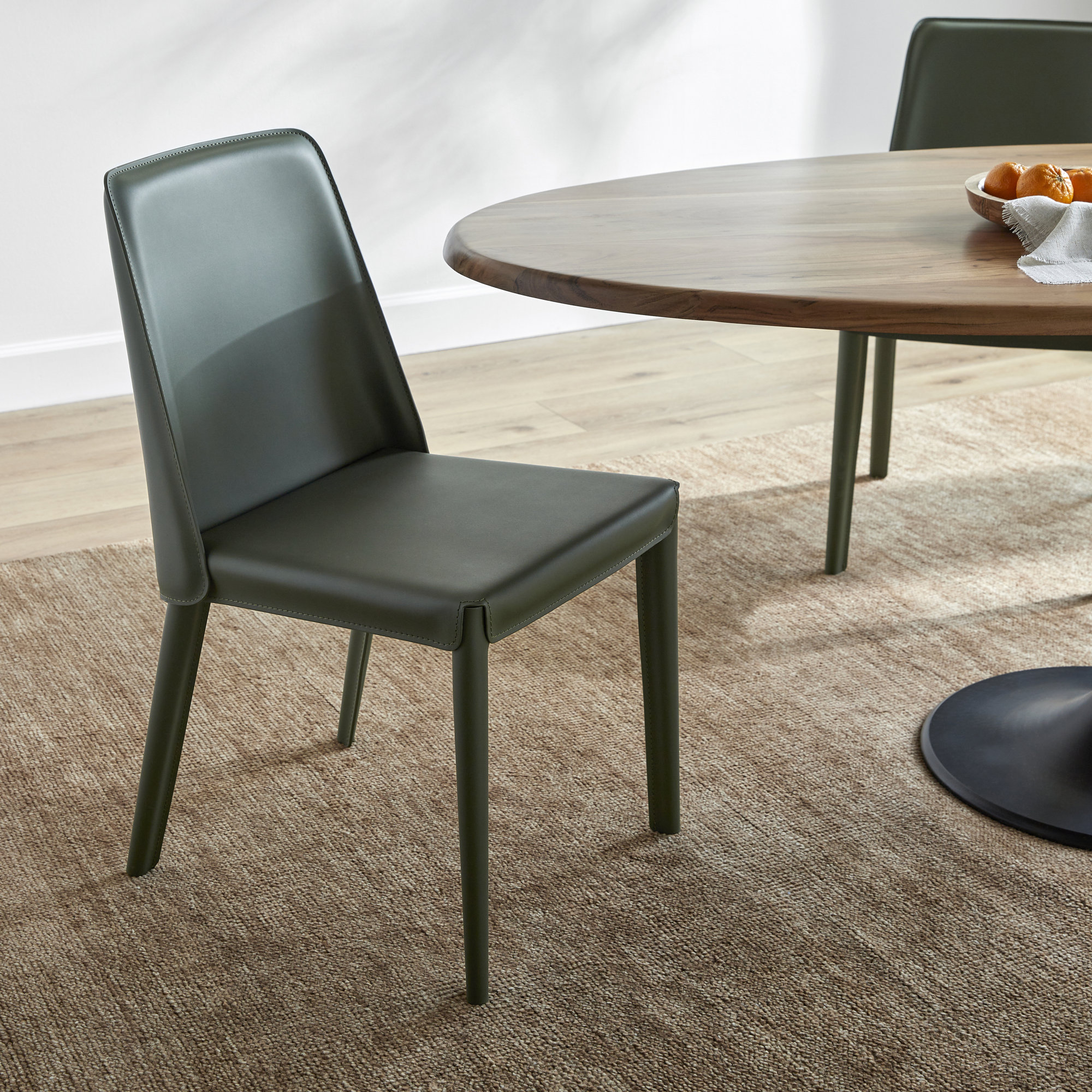 Rockport Dining Chair, Dark Green