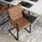 Berkine Upholstered Armchair with Ribbed Back-1293435274