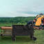 Wagon pliable avec hayon rallongé