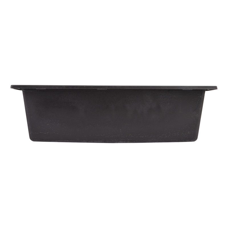 Algren 33" L Drop-In Kitchen Sink, Midnight Black