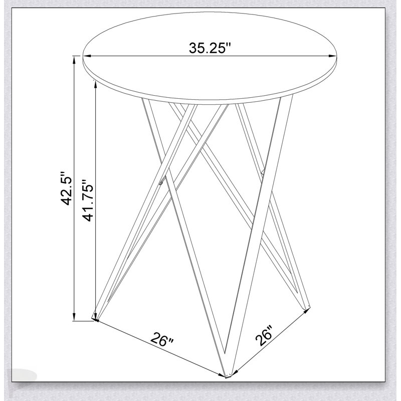 Table de bar Halverson