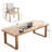  3-Piece Wood Dining Table Kitchen Table with 2 Chair Sets 变体产品名称-597496208