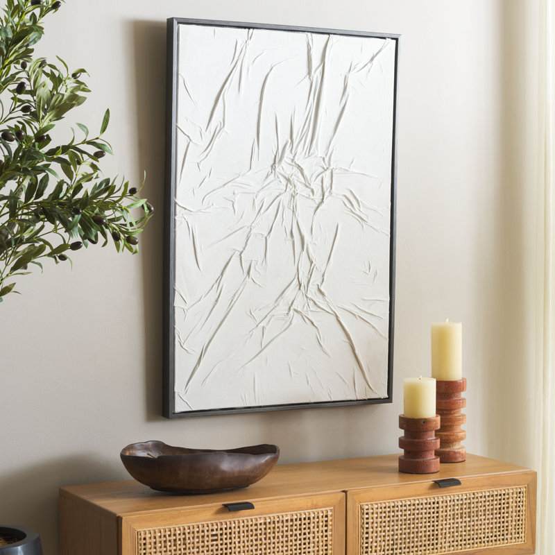 Toile encadrée glaciaire
