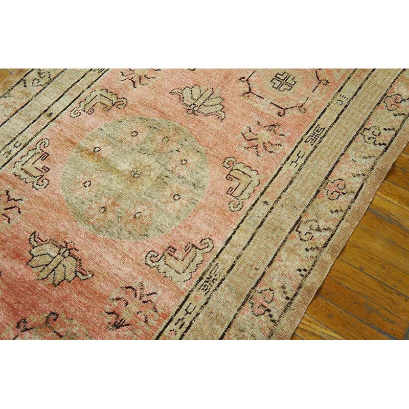 Antique East Turkestan Khotan Wide Gallery Size Wool Rug
