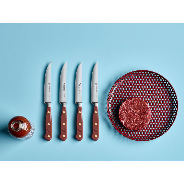 Wusthof Classic Color Pink Himalayan Salt 4.5 Steak Knives, Set of 4 +  Reviews