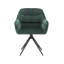 Carmel 47cm H Velvet Upholstered Metal Armchair-1623460321