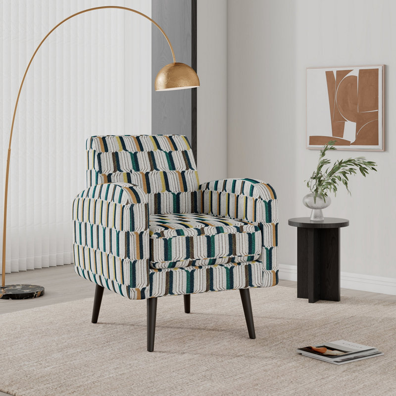 Chaise avec accoudoirs Darien, Blue