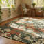 Tapis tropical en laine touffeté à la main Citteri-1932603237-1990341205