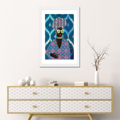 " Modern Turban Queen I " by Nikki Chu