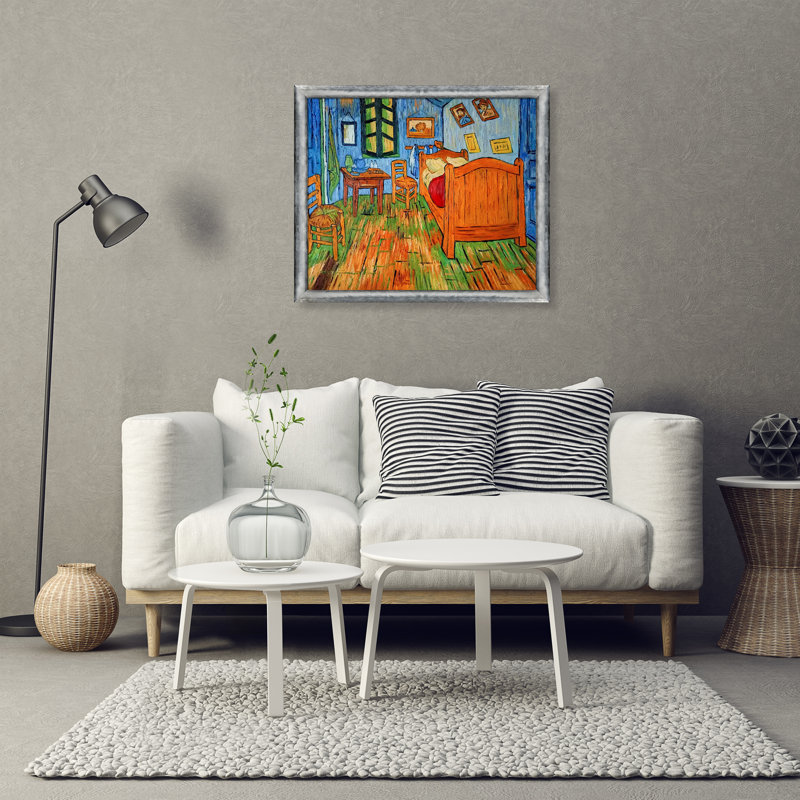 Chambre à coucher à Arles, H 25,38 po x l 29,38 po x P 2 po, Cadre flottant Piccino Luminoso