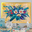 «Daisies Flowers Garden», reproduction sur toile flottante