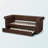 Morihiko Twin Size Modern Faux Leather Daybed in Brown, 36.46'' H X 95.07'' W X 43.24'' L-1895293334