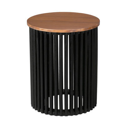 ACACIA SOLID WOOD SIDE TABLE(Only Including Table)