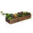 5'' Faux Succulent in Solid Wood Planter