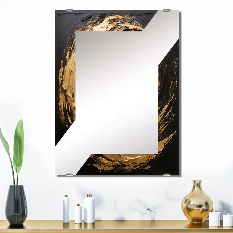Grand miroir mural en spirale Gerirl MIR136044, 32 po x 24 po
